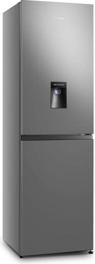 Hisense Cream Rb327n4wce 50/50 Total No Frost Fridge Freezer - Stainless Steel