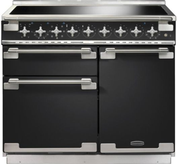 Rangemaster Black Els100eicb/ Elise 100Cm Electric Induction Range Cooker Charcoal