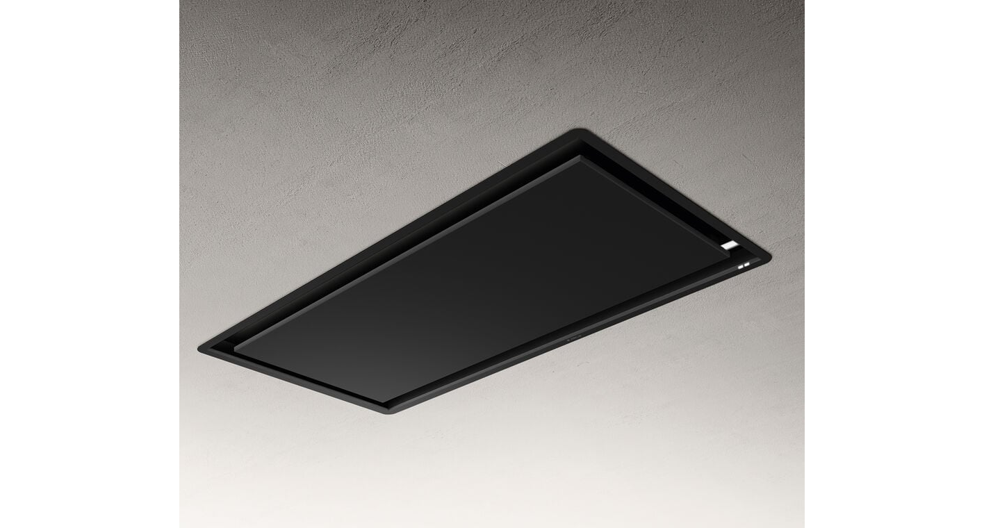 Elica Black Illus-Pls-16-Bk Ceiling Integrated