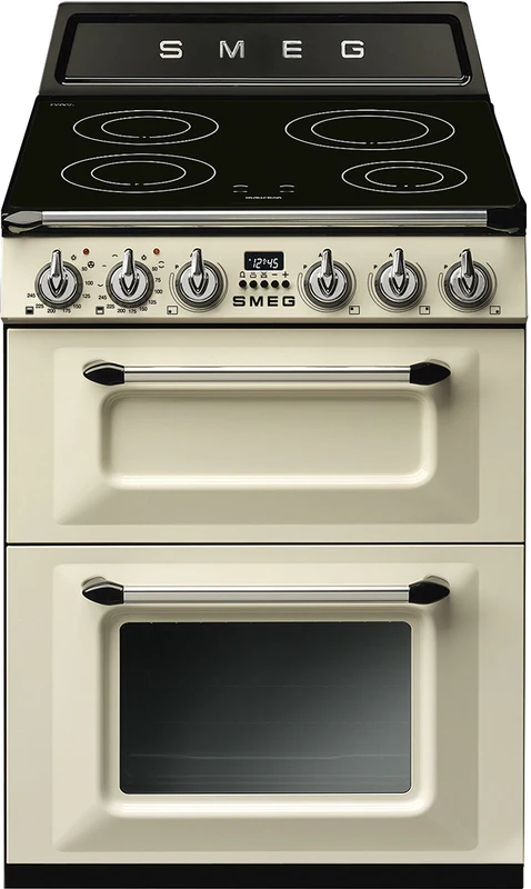 Smeg Black Victoria Tr62ibl2 Induction Electric Cooker With Double Oven - Image 3