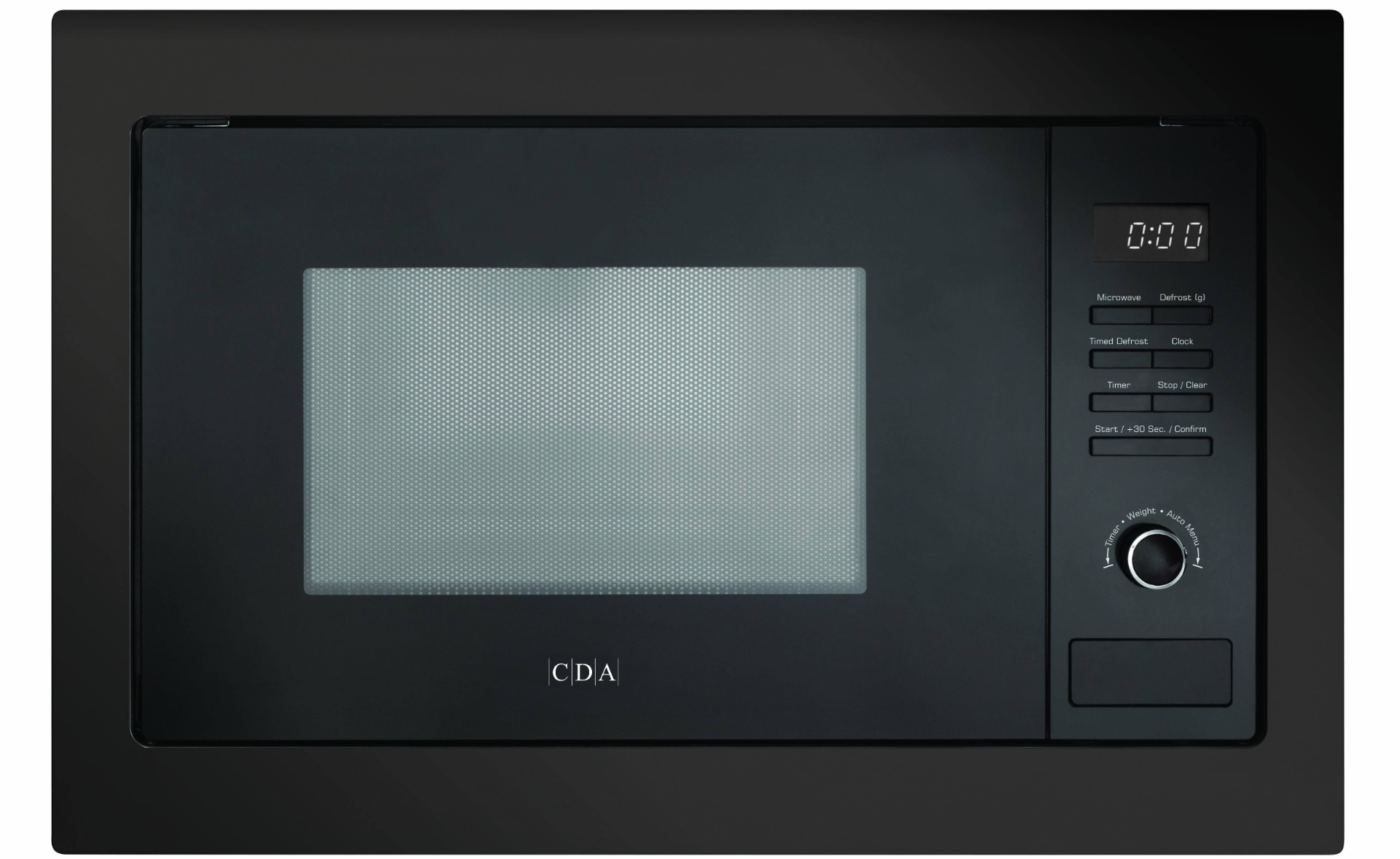 CDA VM131BL BuiltIn Microwave, 25 Litre, 900W, Black - Image 6