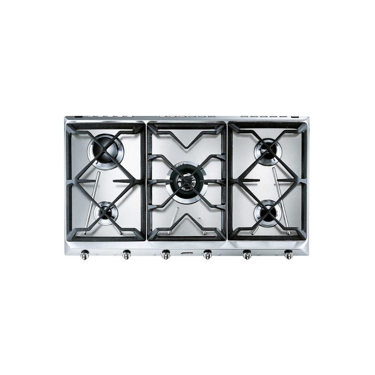 Smeg Cucina Srv596gh5 88Cm Gas Hob - Stainless Steel