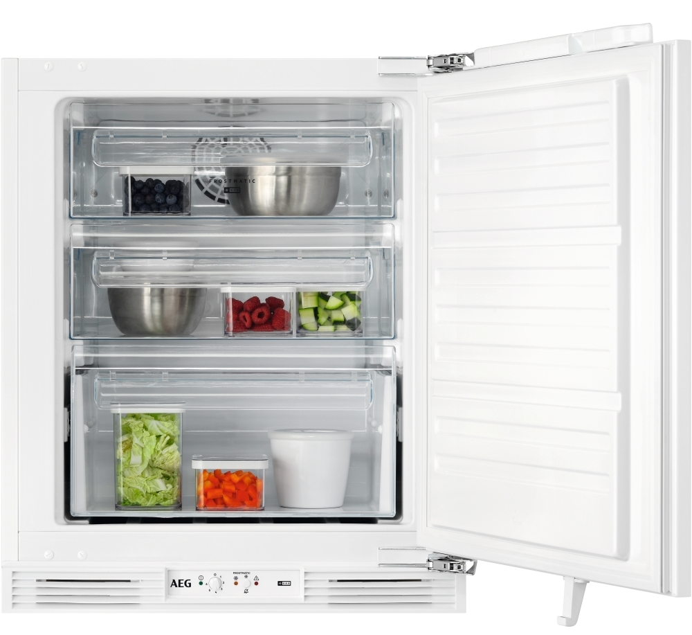 Aeg Oab7n82ef No Frost Built-Under Freezer