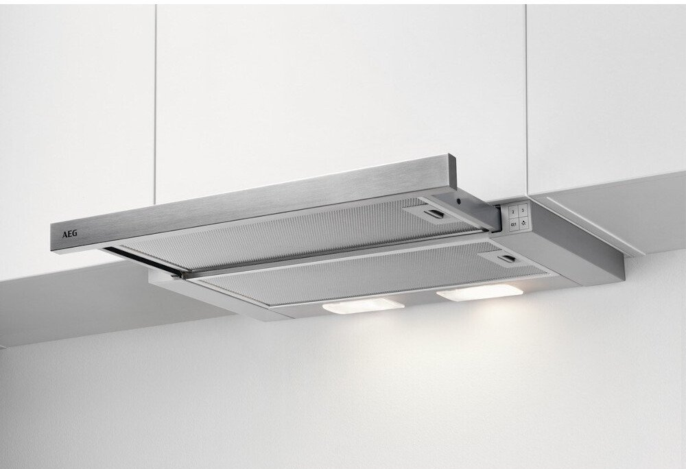 Aeg DPB3632S 60cm Silver Pull Out Hood - Image 8
