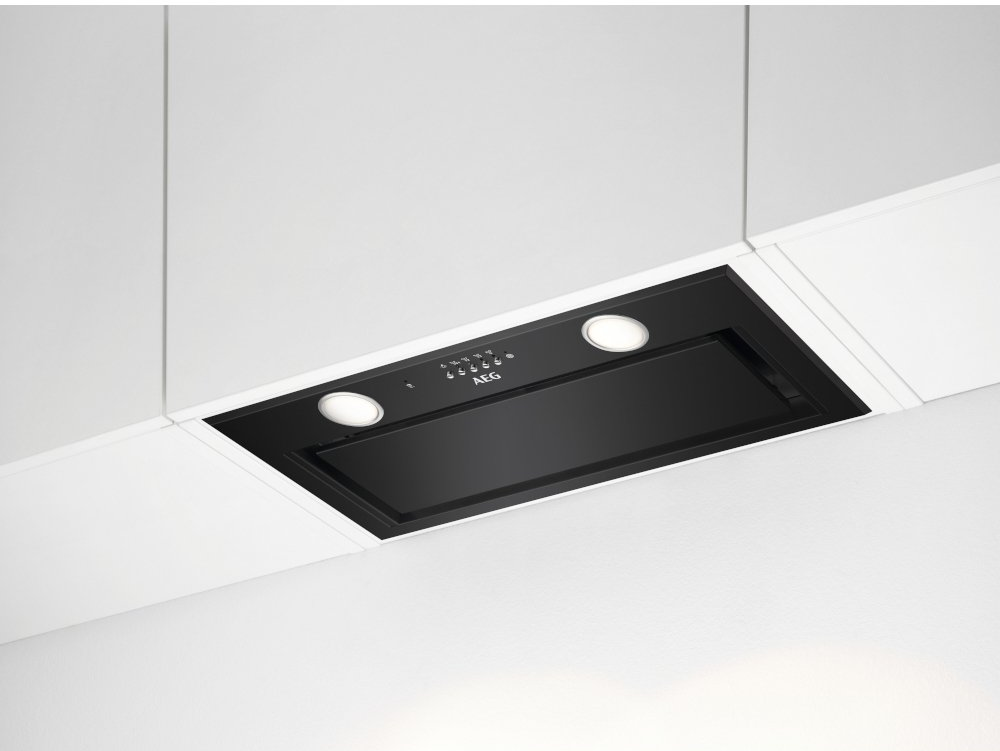 Aeg Black Dge5661hb Canopy Cooker Hood