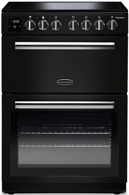 Rangemaster Black Propl60eibl/C Professional Plus 60Cm Induction Cooker In And Chrome