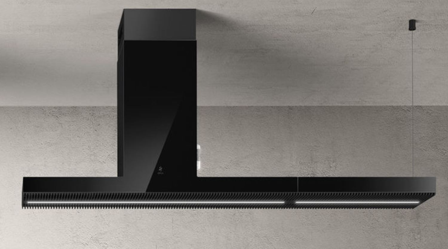 Elica Black Haiku-Isl-180-Blk
