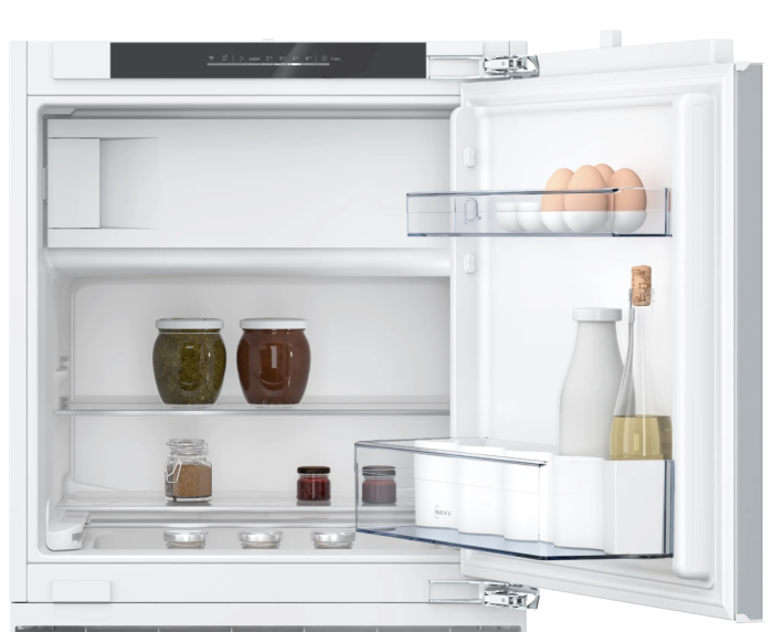 Neff Light Ku2222fd0g N50 Built Under Fridge With Ice Box And Fixed Hinge Door