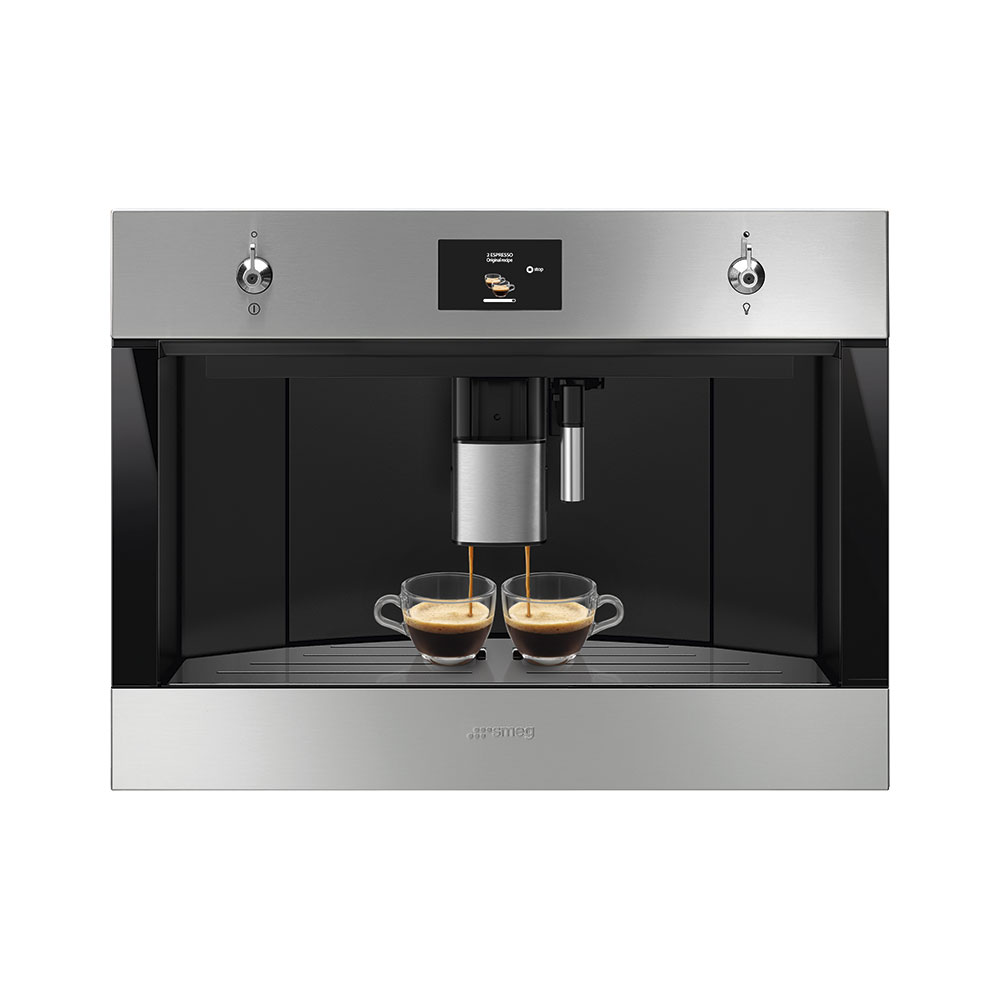 Smeg Built In Coffee Machine White Cms4303x - Image 2