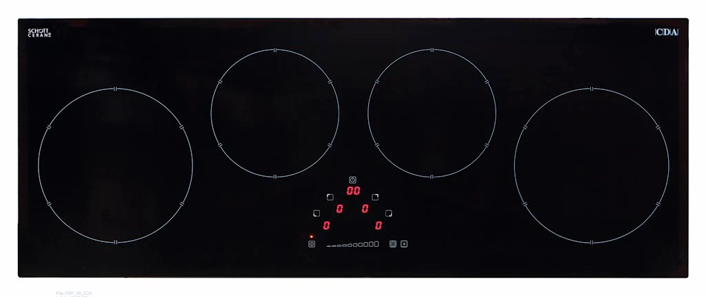 Cda Black Hn9626fr 90Cm 4 Zone Induction Hob