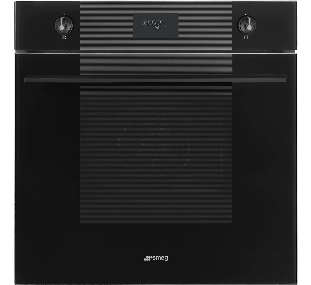 Smeg Black Sfp6101tb3 Built In Single Oven Electric - Glass