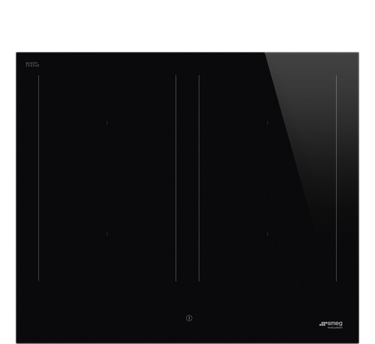 Smeg SIM3644D 60cm 4 Zone Induction Hob - Black - Image 2