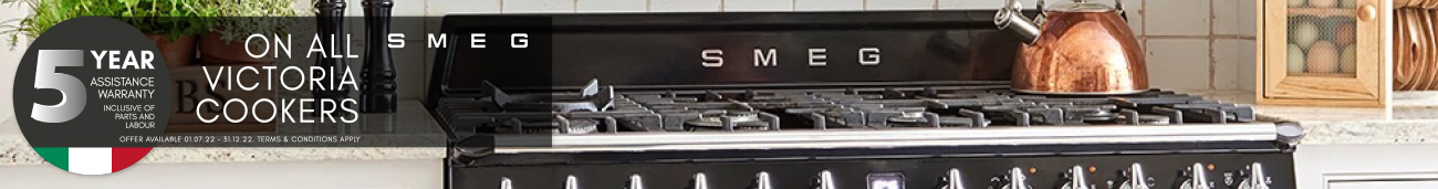 Smeg 5 year warranty victoria cookers